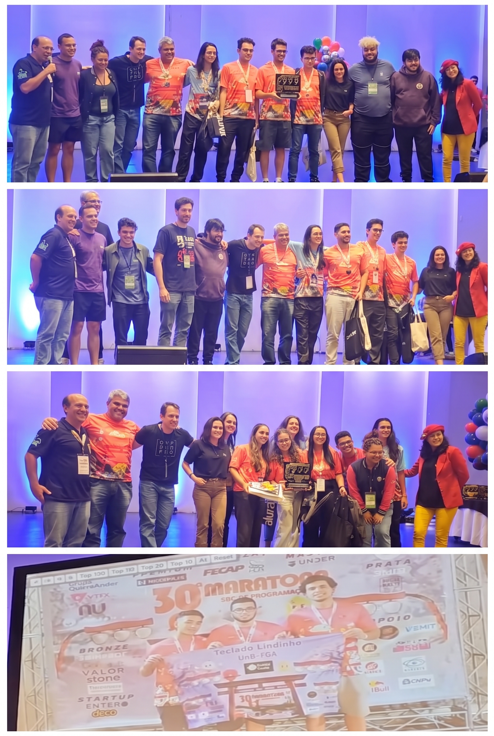 Equipes da UnB na Final da Maratona de Programação da SBC 2025