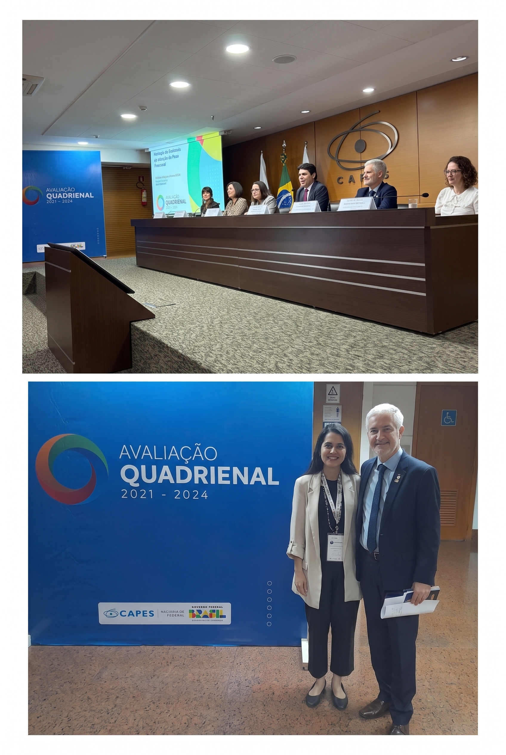 Dr. Gustavo Jardim Portella na mesa solene da Capes